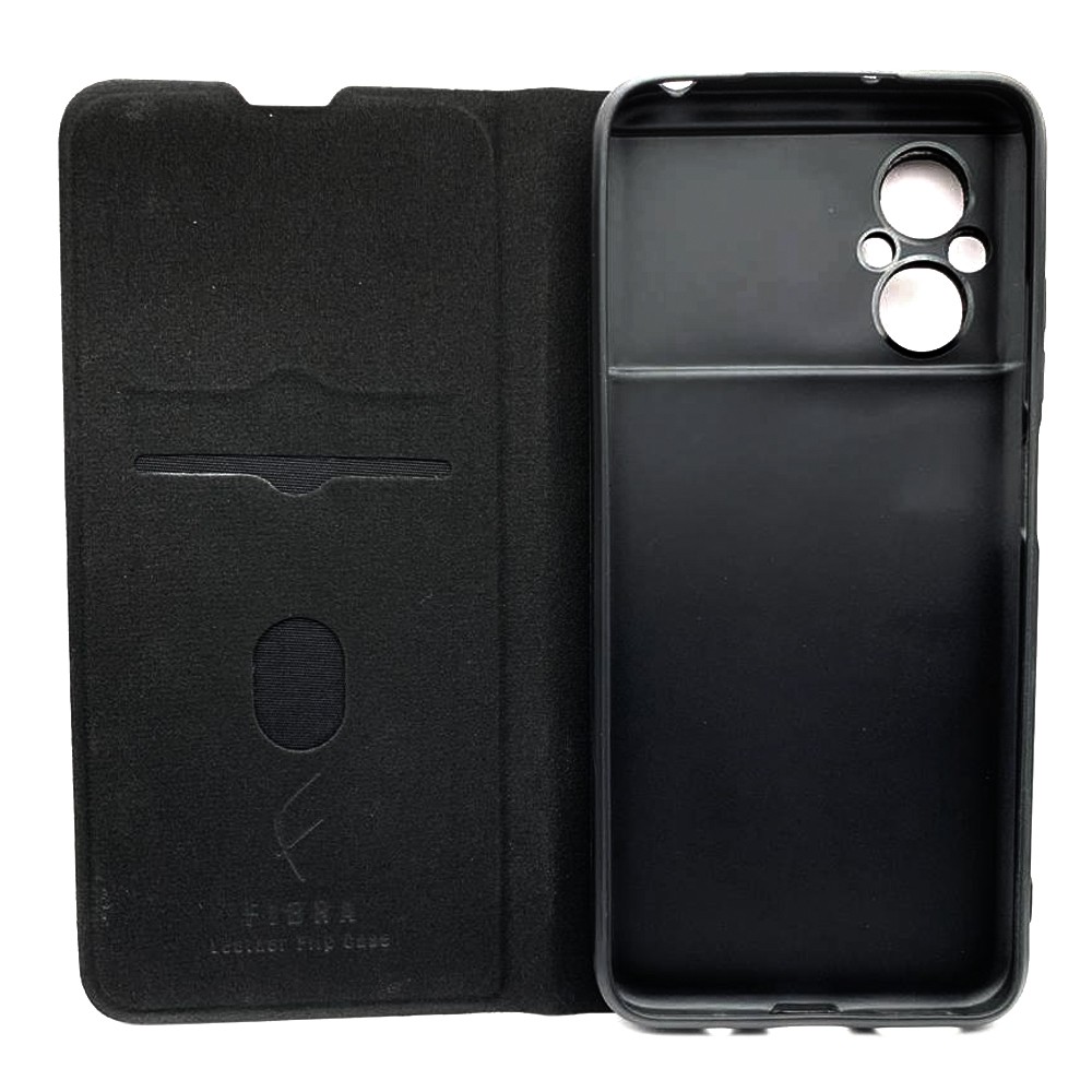 Книжка Leather Flip case для Xiaomi Poco M5 (Black)-2