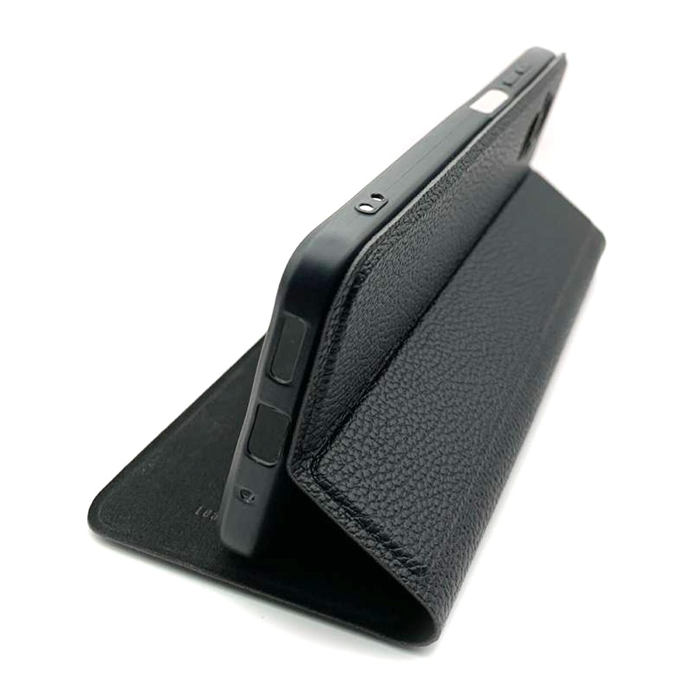 Книжка Leather Flip case для Xiaomi Poco M5 (Black)-3