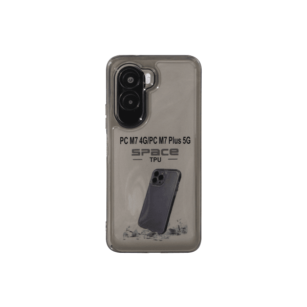 Накладка Space TPU для Xiaomi Poco M7 4G /M7 Plus 5G сірий-0