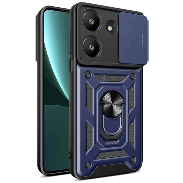 Чохол Camshield Serge Ring для Xiaomi Poco M7 Pro 5G Синій-0