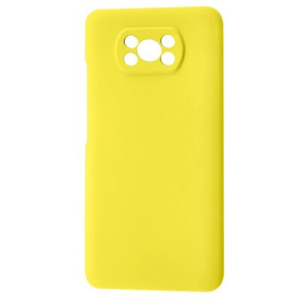 Накладка Fibra для Xiaomi Poco X3/X3 Pro/X3 NFC  (Yellow)-0