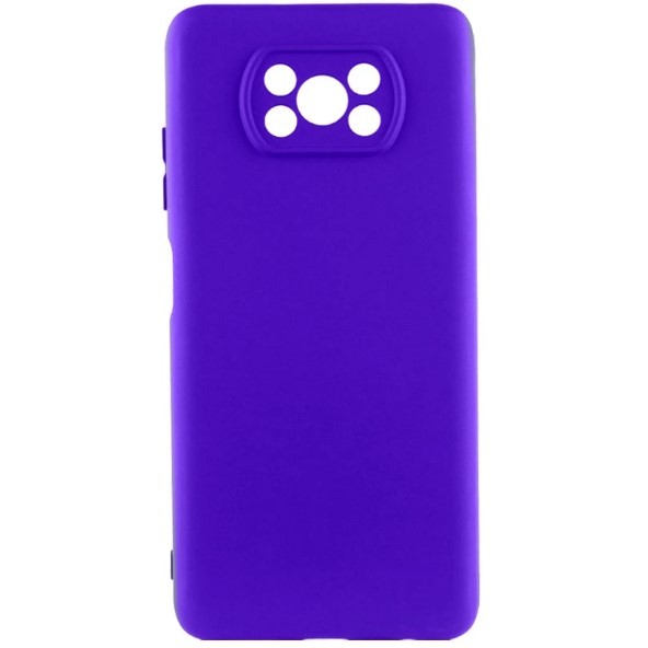 Silicone Cover Full Camera without Logo (A) для Xiaomi Poco X3 / X3 Pro (Electic)-0