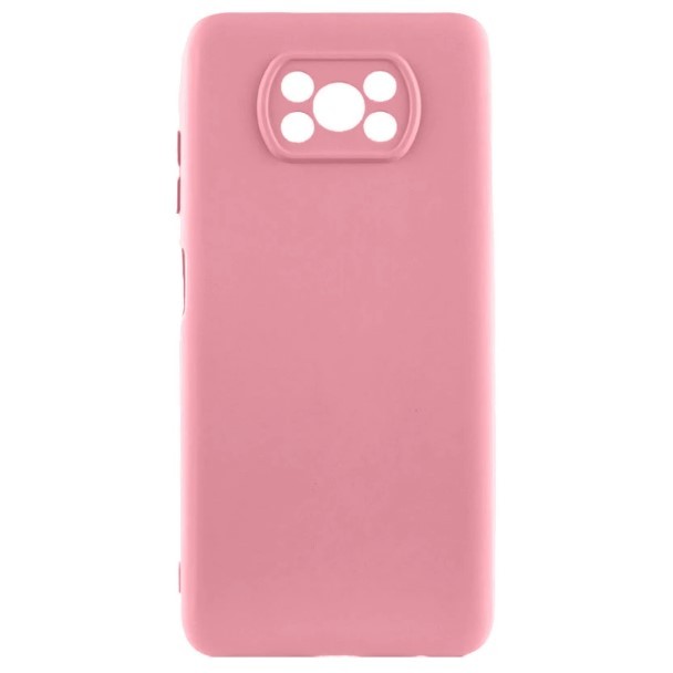 Silicone Cover Full Camera without Logo (A) для Xiaomi Poco X3 / X3 Pro (Peach)-0