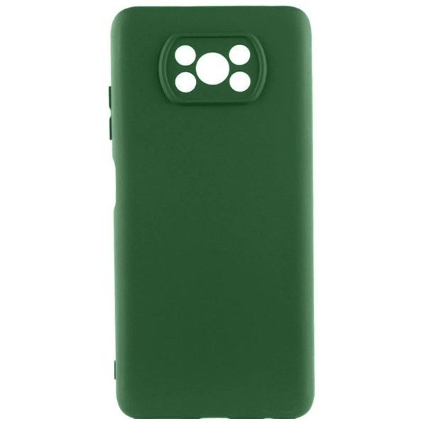 Silicone Cover Full Camera without Logo (A) для Xiaomi Poco X3 / X3 Pro (Virid)-0