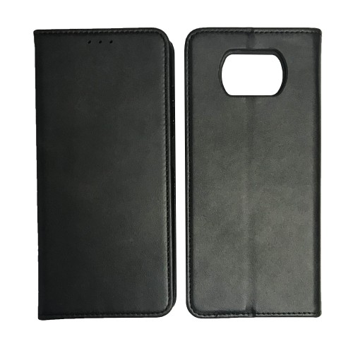 Книжка Black TPU Magnet для Xiaomi Poco X3/Poco X3 Pro чорна-1