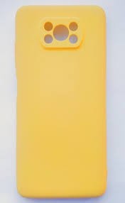 Silicone Cover My Color Full Camera (A) для Xiaomi Poco X3 / X3 Pro (Yellow)-0