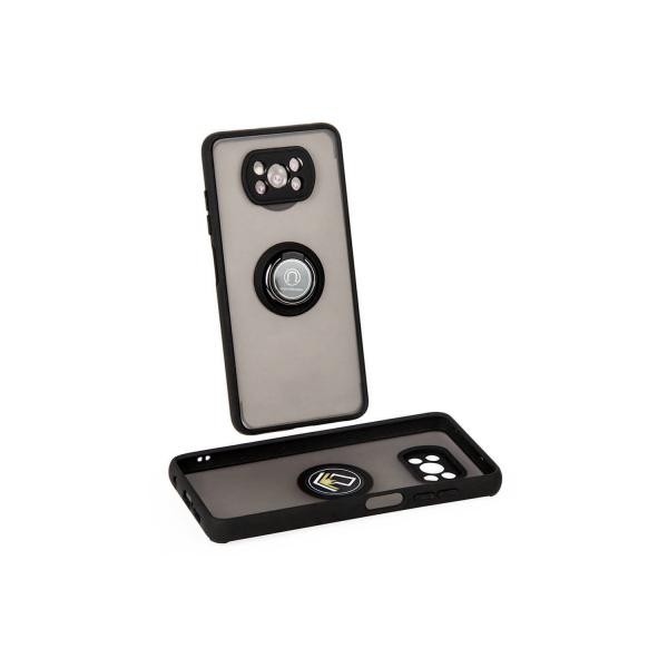 Накладка Totu Gingle Ring для Xiaomi Poco X3/X3 Pro/X3 NFC чорна-0