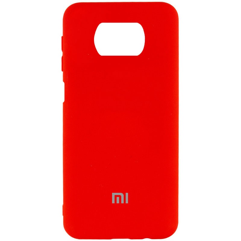 Silicone Cover My Color Full Protective (A) для Xiaomi Poco X3 NFC / Poco X3 Pro (Red)-0