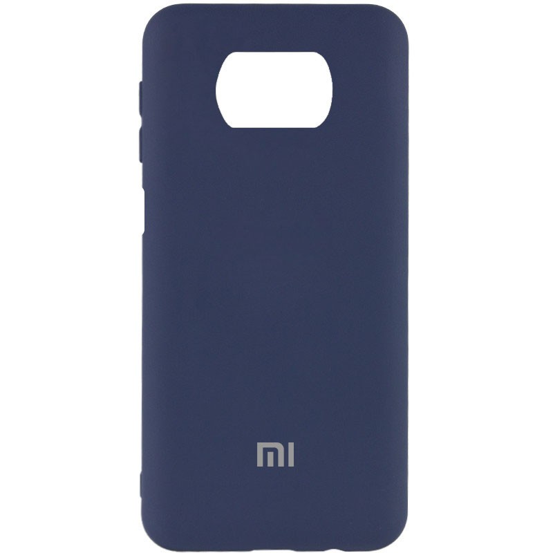Silicone Cover My Color Full Protective (A) для Xiaomi Poco X3 NFC / Poco X3 Pro  (Midnight Blue)-0