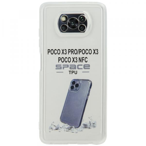 Накладка Premium для Xiaomi Poco X3/Poco X3 Pro прозорий силікон-0