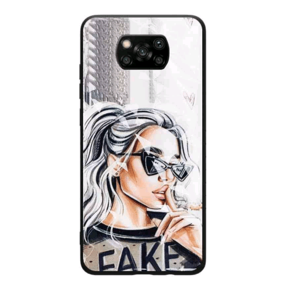 Накладка Ladies для Xiaomi Poco X3 NFC/Poco X3 Pro "Fake"-0