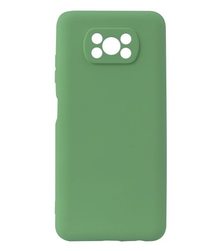 Silicone Cover My Color Full Camera (A) для Xiaomi Poco X3 / X3 Pro (Mint)-0