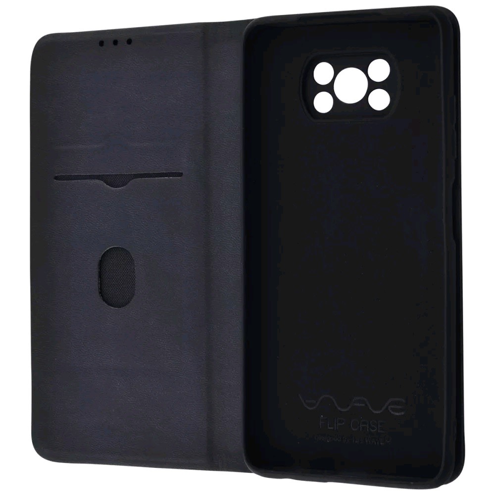 Книжка WAVE Flip Case для Poco X3 / X3 PRO   Black-1