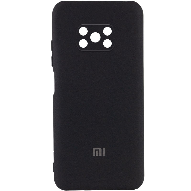 Silicone Cover My Color Full Camera (A) для Xiaomi Poco X3 / X3 Pro (Black)-0