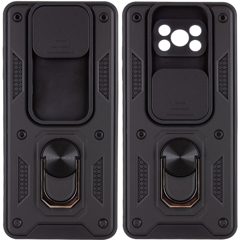 Накладка Camshield Serge Ring  для Xiaomi Poco X3 NFC / Poco X3 Pro чорна-0