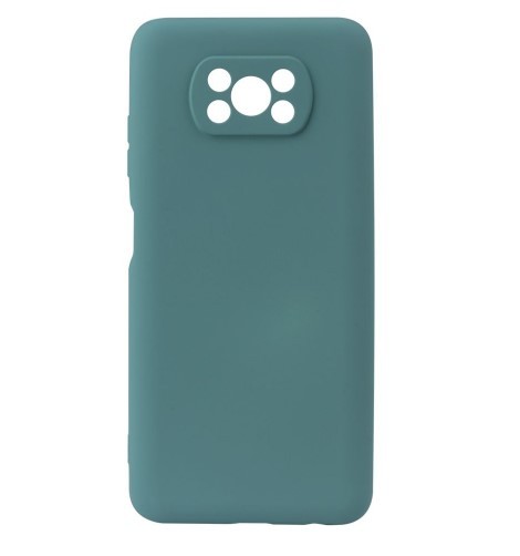 Silicone Cover My Color Full Camera (A) для Xiaomi Poco X3 / X3 Pro (Light blue)-0