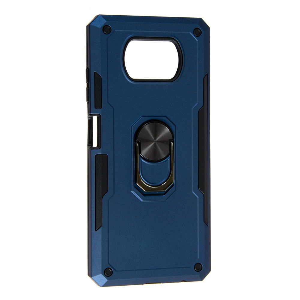 Накладка під магнітний тримач Serge Ring для Poco X3/X3 Pro Dark blue-0