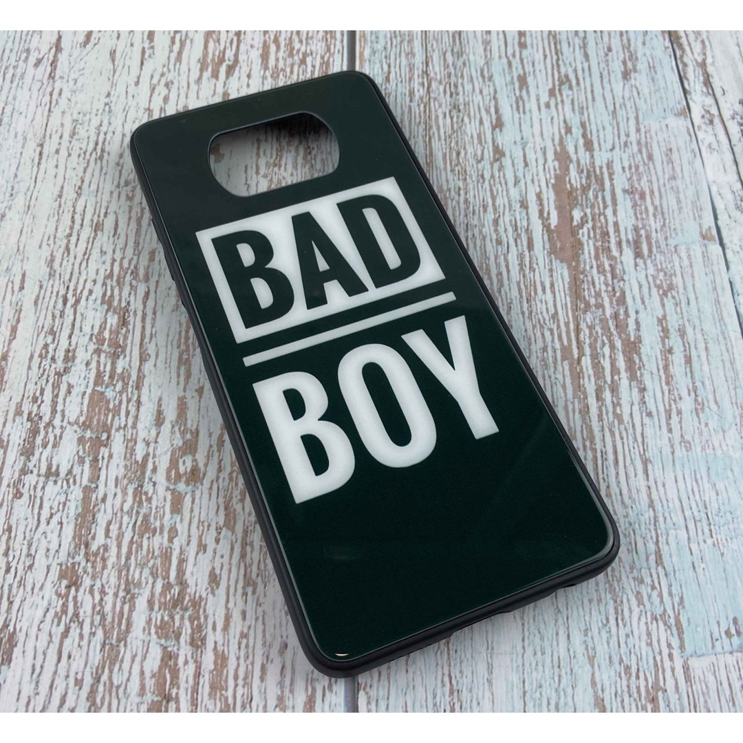 Накладка Marble Glass Case and Pattern для Xiaomi Poco X3 Bad boy-0