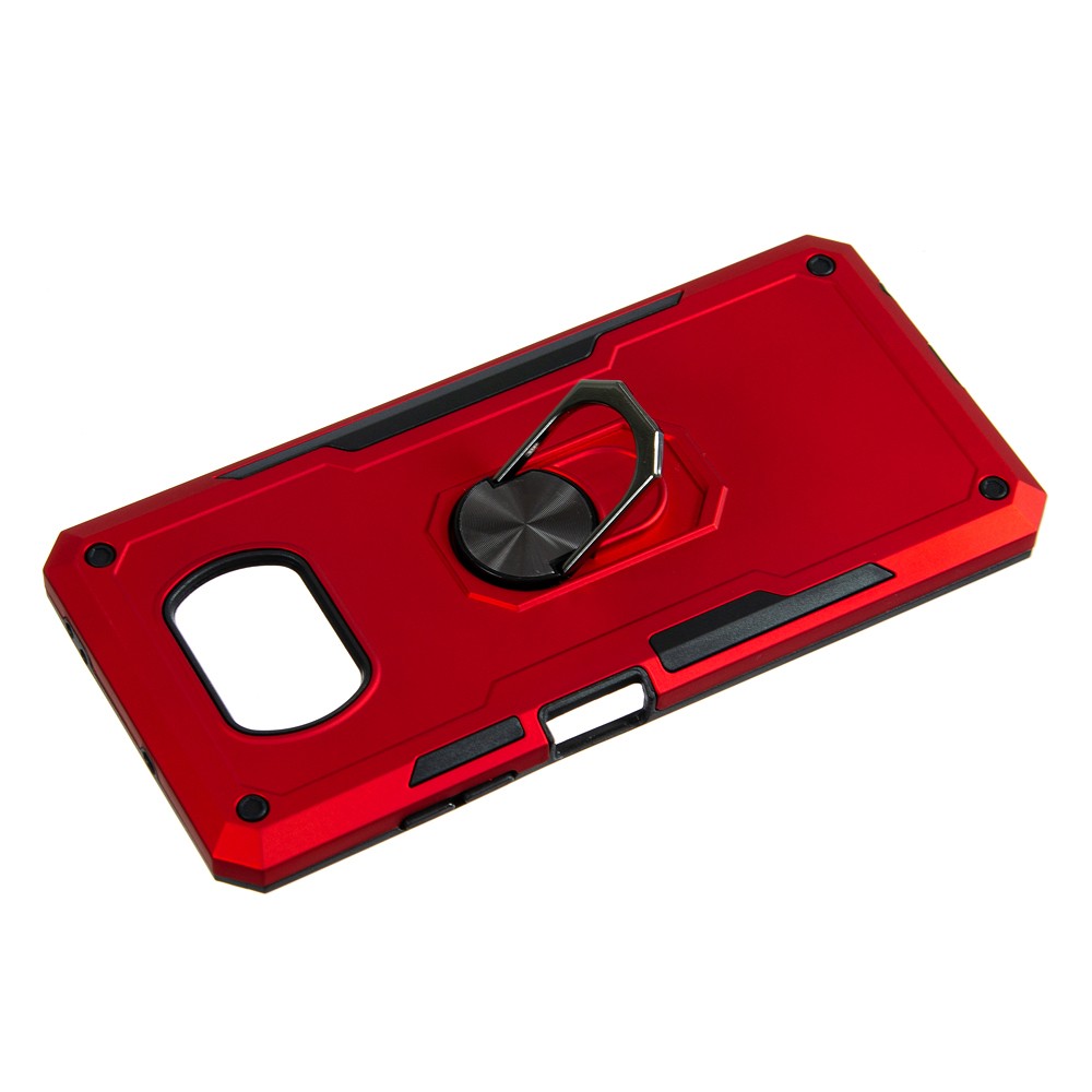 Накладка під магнітний тримач Serge Ring для Poco X3/X3 Pro Red-1