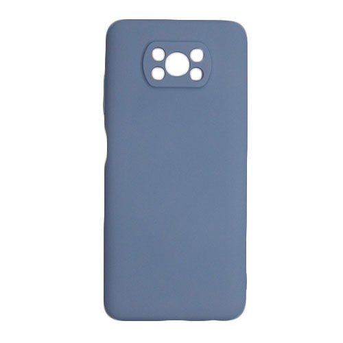 Silicone Cover Full Camera without Logo (A) для Xiaomi Poco X3 / X3 Pro (Grey)-0