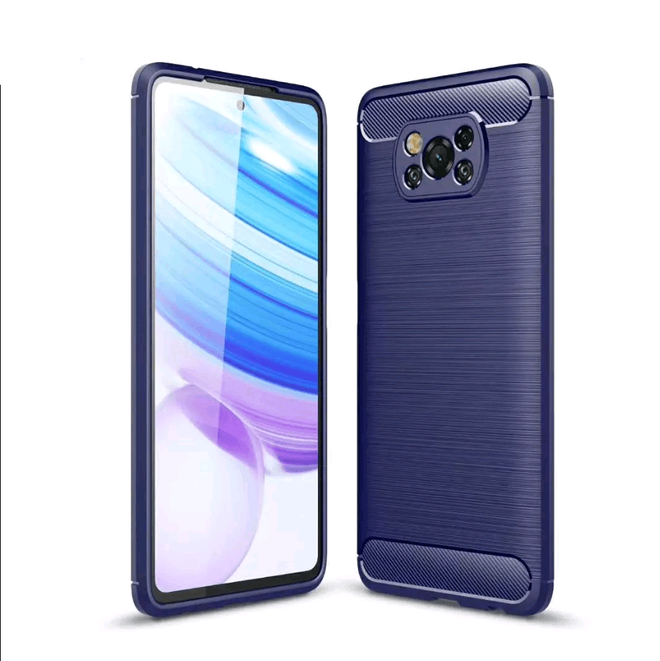 Накладка Ultimate Experience для Xiaomi Poco X3 NFC/X3 Pro синя-0