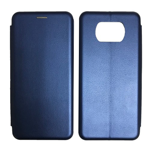 Книжка Premium для Xiaomi Poco X3/X3 Pro синя-1