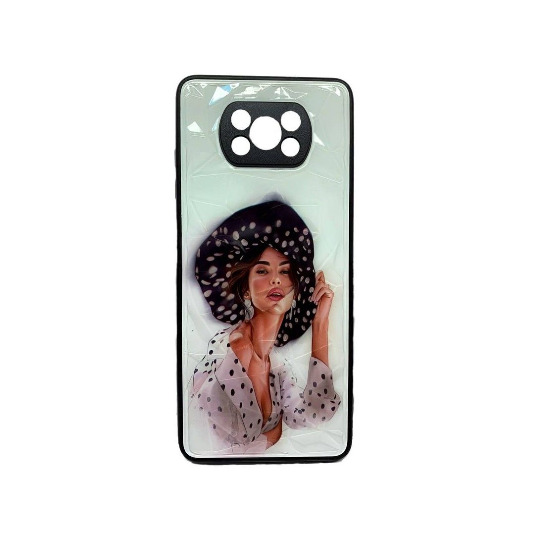 Накладка Ladies Camera для Xiaomi Poco X3/X3 Pro/X3 NFC Girl in a hat-0