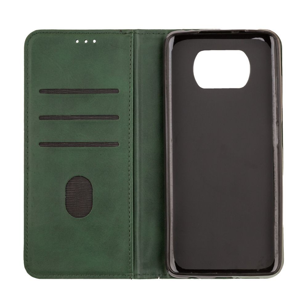Книжка Business для Xiaomi Poco X3 зелена-1