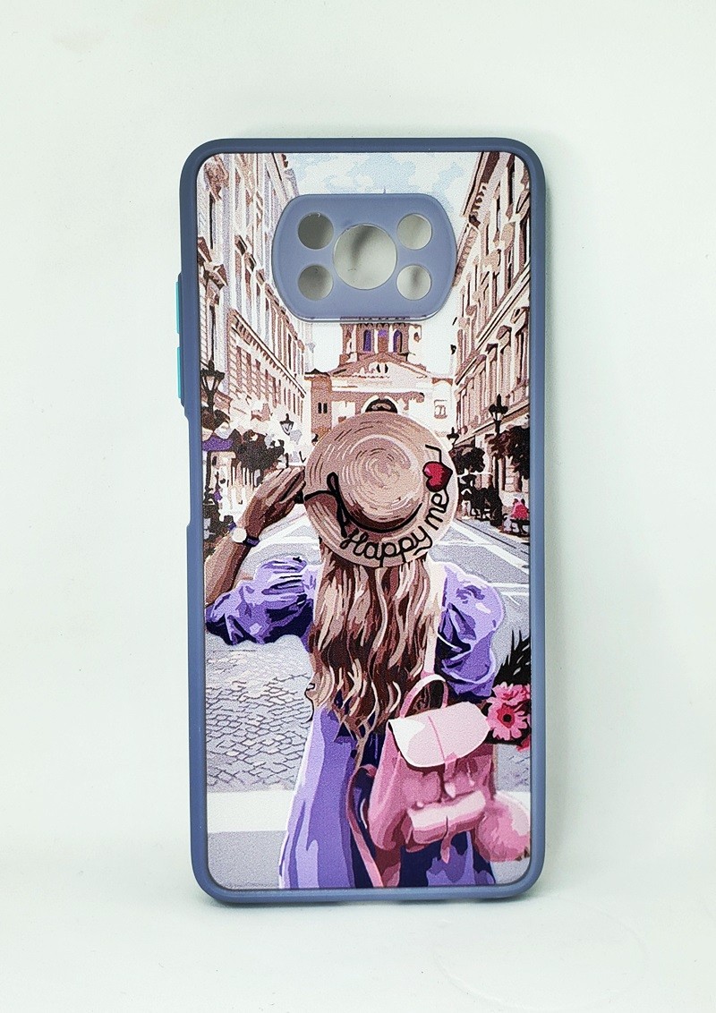 Накладка Totu Gingle Print для Poco X3 Happy me-0
