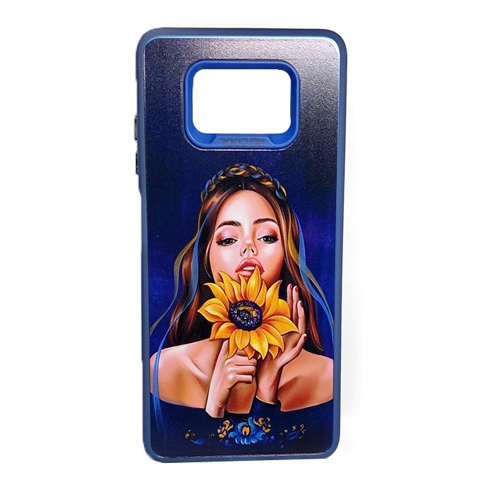 Накладка Totu Gingle Print для Xiaomi Poco X3/X3 NFC/X3 Pro Дівчина з соняхом-0