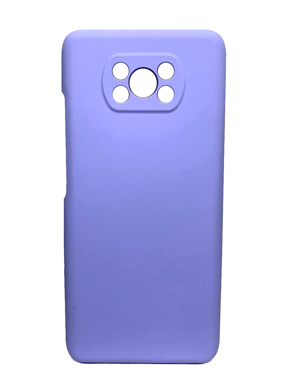 Накладка Fibra для Xiaomi Poco X3/X3 Pro/X3 NFC   (Light purple)-0