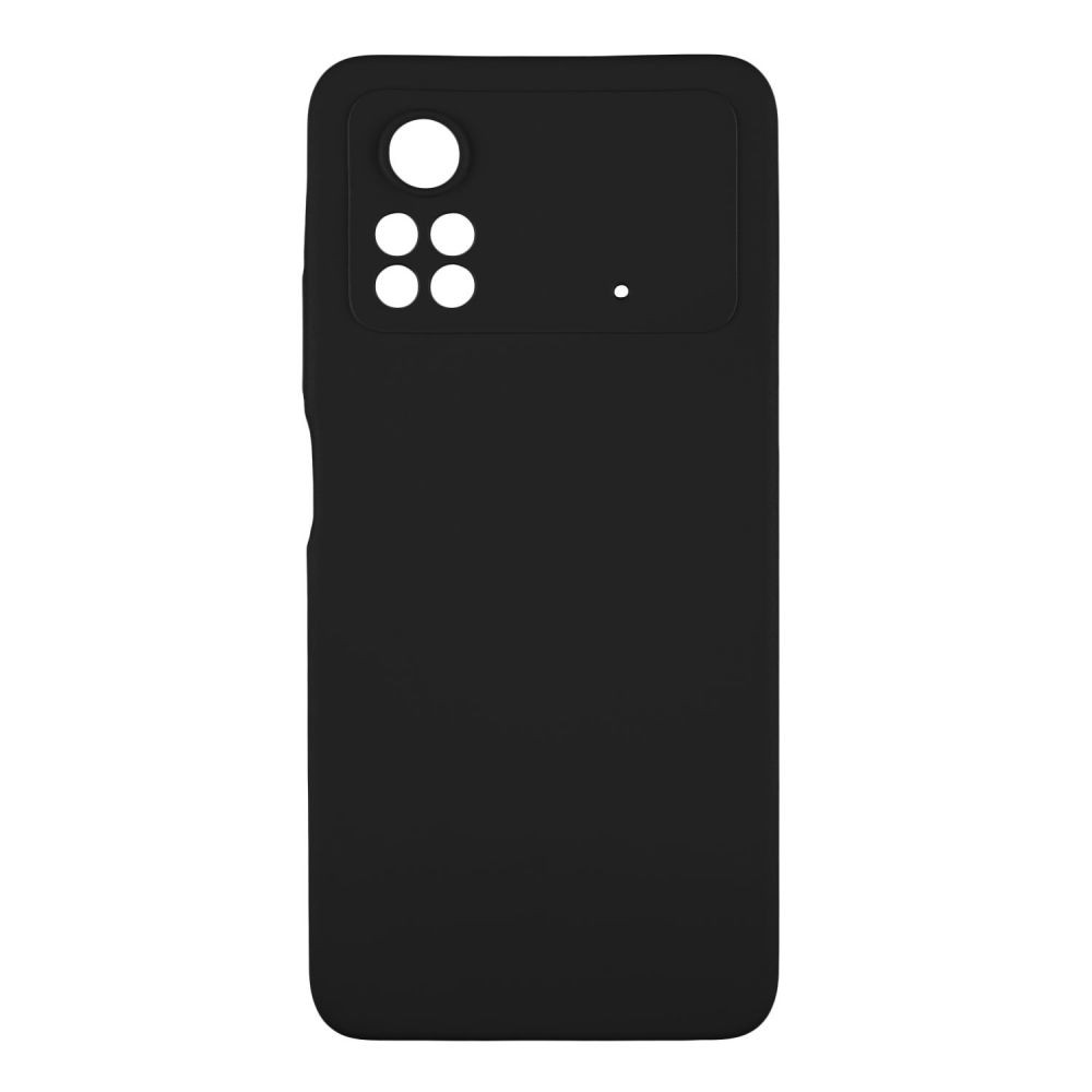 Silicone Cover Full Camera without Logo (A) для Xiaomi Poco X4 Pro 5G (Black)-0