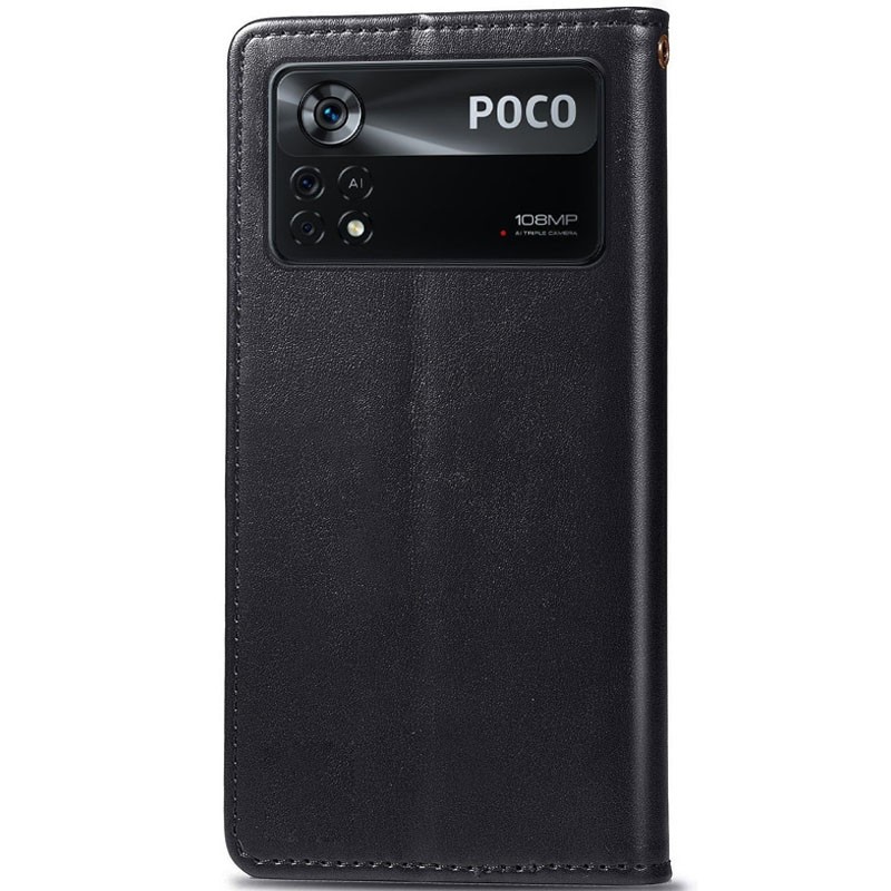 Книжка GETMAN Gallant для Xiaomi Poco X4 Pro 5G чорна-1