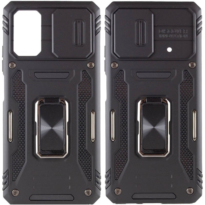 Накладка Camshield Army Ring для Xiaomi Poco X5 5G / Note 12 5G Чорний-0