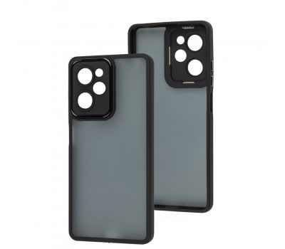 Накладка Luxury Metal Lens для Xiaomi Poco X5 Pro Чорна-0
