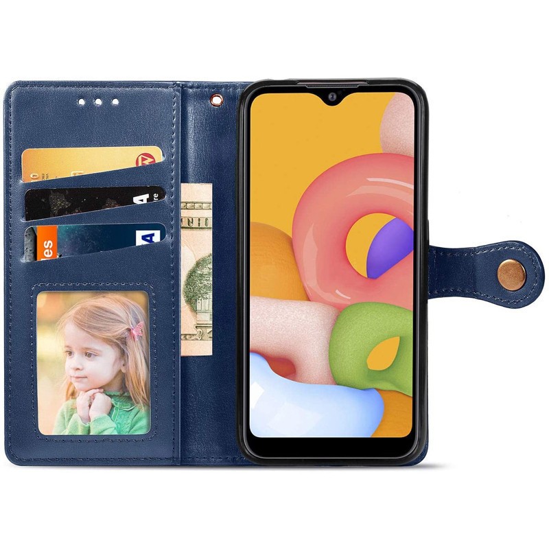 Книжка GETMAN Gallant для Moto G05/E15 синя-1