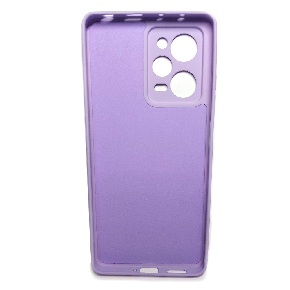 Silicone Cover Full Camera without Logo (A) для Xiaomi POCO X5 Pro (Light purple)-1