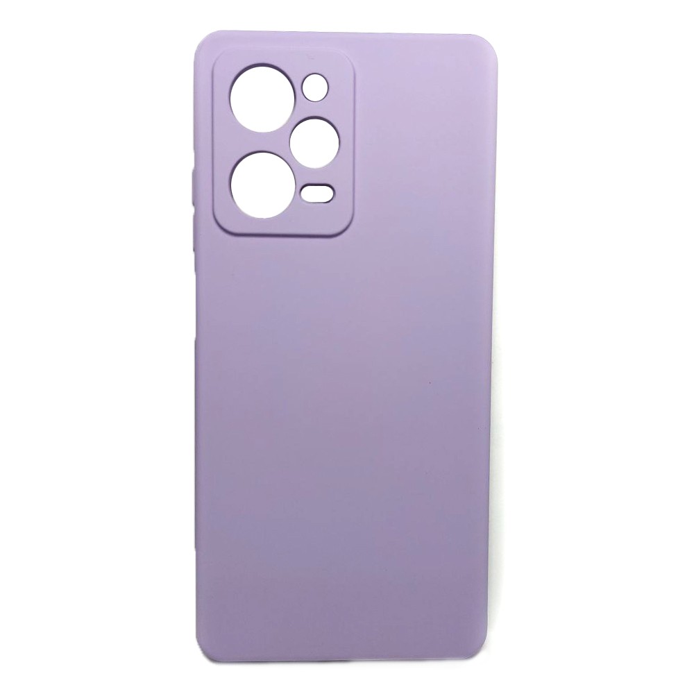 Silicone Cover Full Camera without Logo (A) для Xiaomi POCO X5 Pro (Light purple)-0