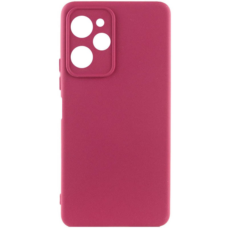 Silicone Case Full Protective No Logo для Xiaomi Poco X5 Pro (Marsala)-0