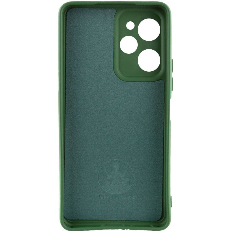 Silicone Case Full Protective No Logo для Xiaomi Poco X5 Pro (Dark green)-1