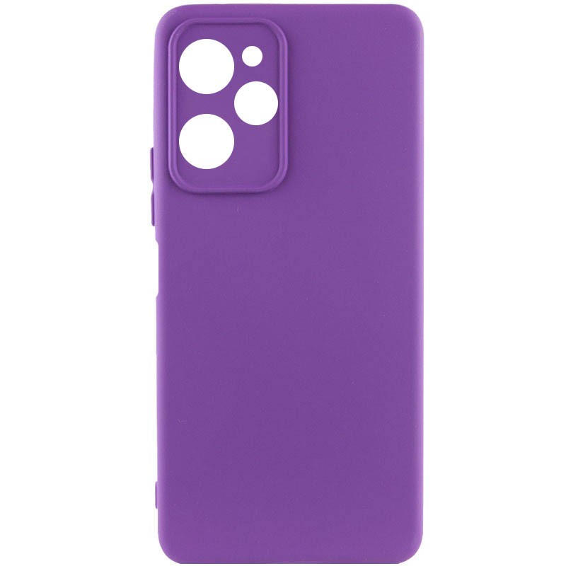 Silicone Case Full Protective No Logo для Xiaomi Poco X5 Pro (Purple)-0