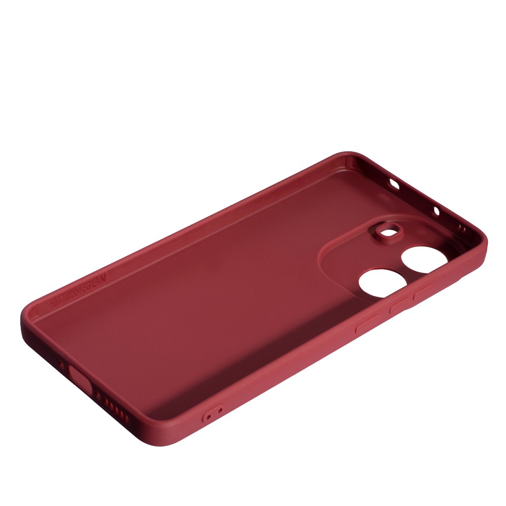 Чохол SMTT для Xiaomi Poco X7 Pro бордовий-1