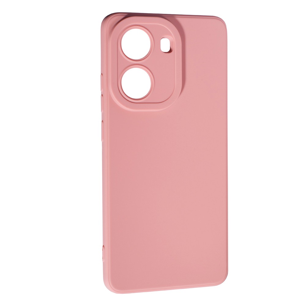Накладка Silicone case SMTT для Xiaomi Poco X7 Pro  (Pink)-0