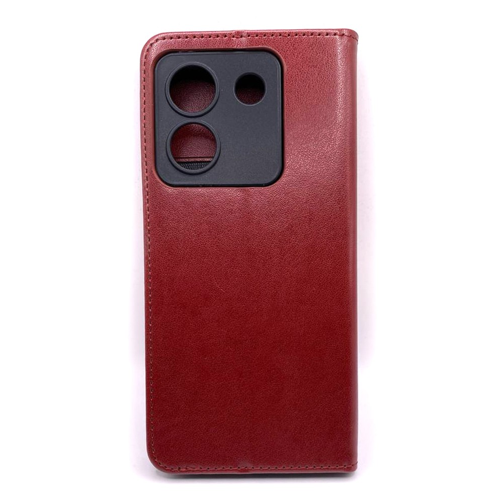 Книжка Chess Skin для Xiaomi Poco M7 Pro 5G (Bordo)-1