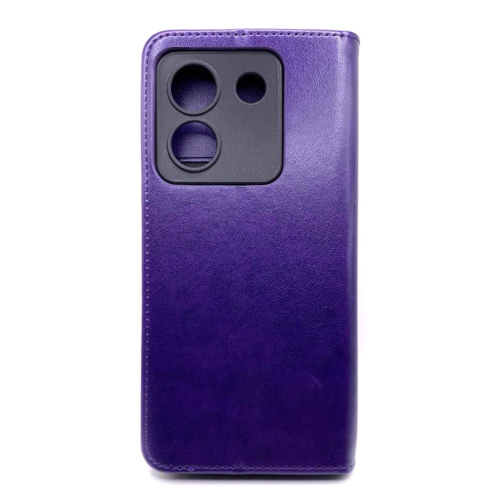 Книжка Chess Skin для Xiaomi Poco M7 Pro 5G (Dark purple)-1