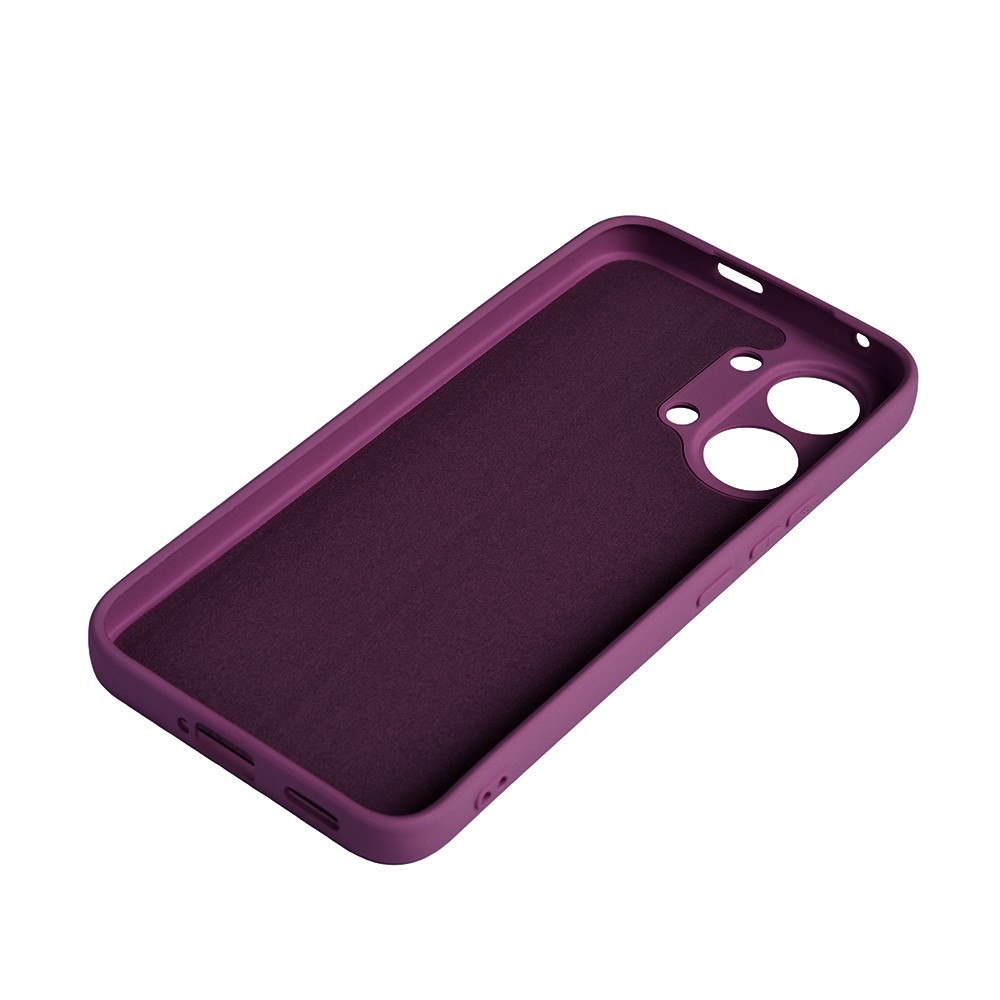 Накладка Silicone case SMTT для Xiaomi Poco X8 Pro Max темно-фіолетова-1