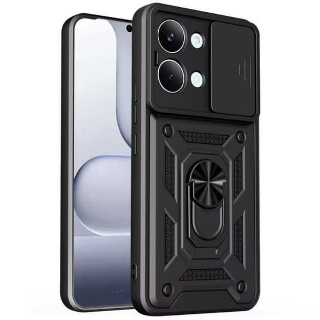 Накладка Camshield Serge Ring  для Xiaomi Poco X8 Pro Max чорна-0
