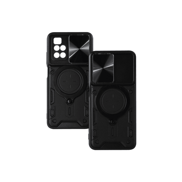 Накладка Protective Stand Case для Xiaomi Redmi 10/Redmi 10 2022 (Black)-0