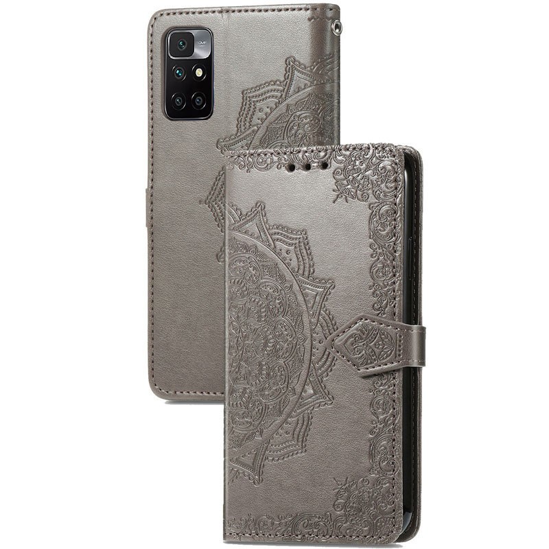 Книжка Art Case для Xiaomi Redmi 10 сіра-0
