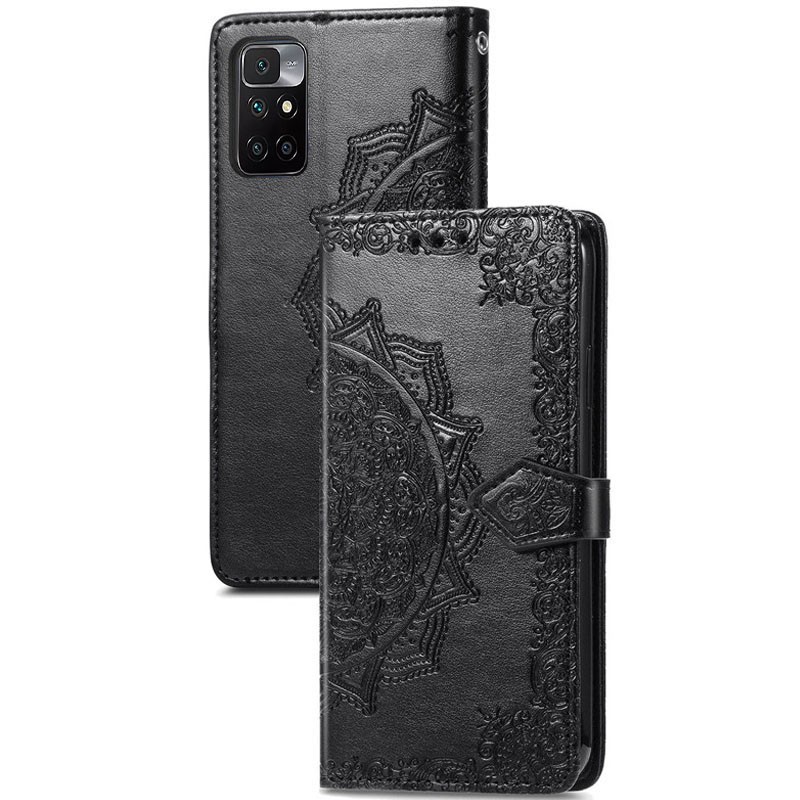 Книжка Art Case для Xiaomi Redmi 10 чорна-0